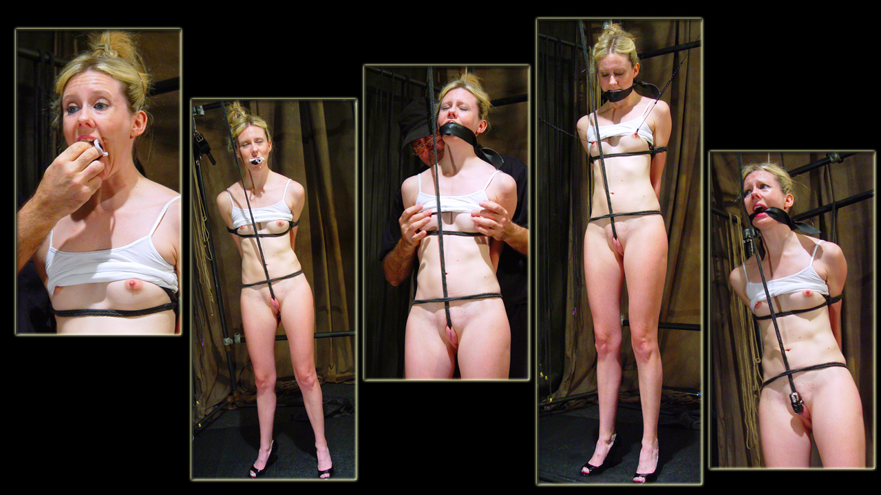 Casey nude crotchrope tiptoe predicament